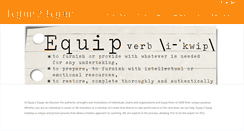 Desktop Screenshot of equip2equip.com